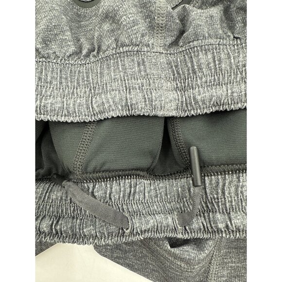 Lululemon Mens Medium Gray Athletic Shorts With Zipper Pockets - Picture 8 of 9